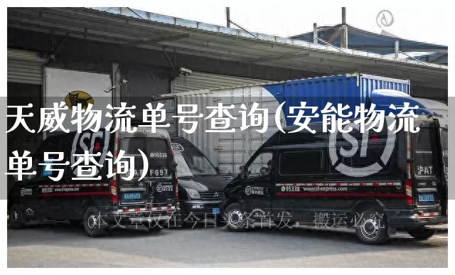 天威物流单号查询(安能物流单号查询)_https://www.senxinmaoyi.com_物流单号_第1张