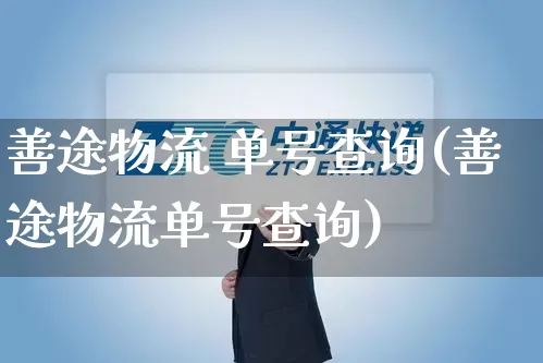 善途物流 单号查询(善途物流单号查询)_https://www.senxinmaoyi.com_物流单号_第1张