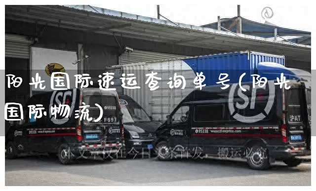 阳光国际速运查询单号(阳光国际物流)_https://www.senxinmaoyi.com_物流单号_第1张