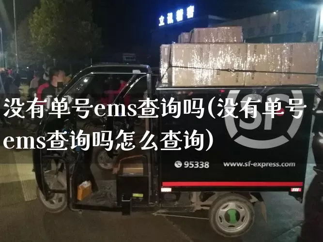 没有单号ems查询吗(没有单号ems查询吗怎么查询)_https://www.senxinmaoyi.com_物流单号_第1张