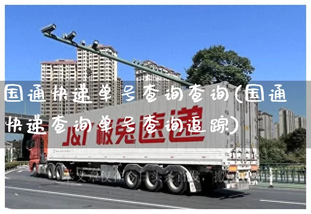 国通快递单号查询查询(国通快递查询单号查询追踪)_https://www.senxinmaoyi.com_物流单号_第1张
