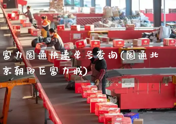 富力圆通快递单号查询(圆通北京朝阳区富力城)_https://www.senxinmaoyi.com_物流查询_第1张