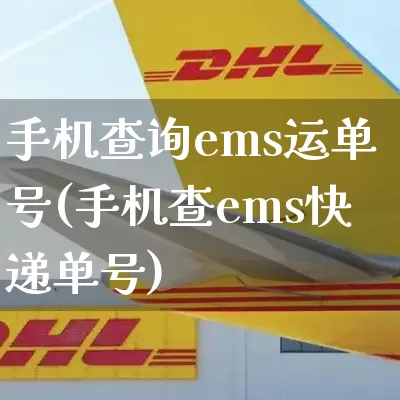 手机查询ems运单号(手机查ems快递单号)_https://www.senxinmaoyi.com_物流单号_第1张