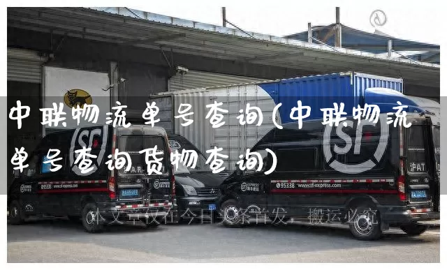 中联物流单号查询(中联物流单号查询货物查询)_https://www.senxinmaoyi.com_邮政编码_第1张