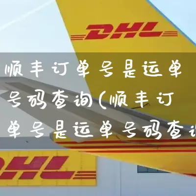 顺丰订单号是运单号码查询(顺丰订单号是运单号码查询吗)_https://www.senxinmaoyi.com_邮政编码_第1张