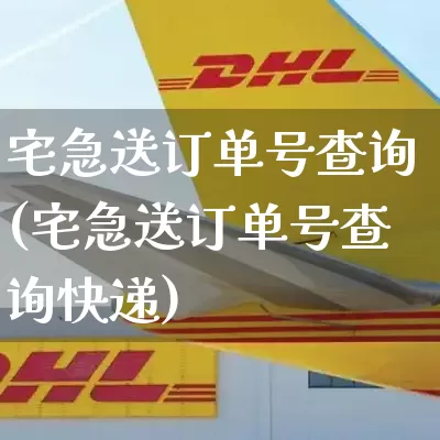 宅急送订单号查询(宅急送订单号查询快递)_https://www.senxinmaoyi.com_物流查询_第1张