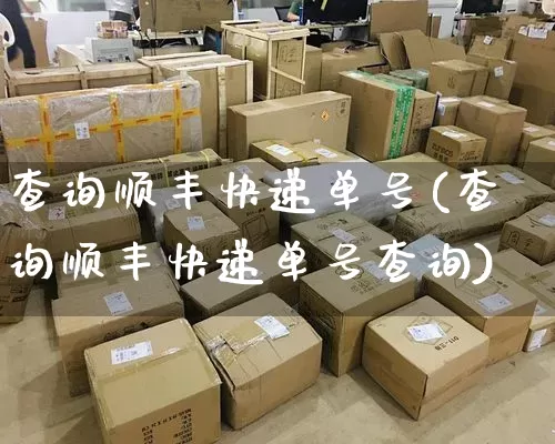 查询顺丰快递单号(查询顺丰快递单号查询)_https://www.senxinmaoyi.com_物流查询_第1张
