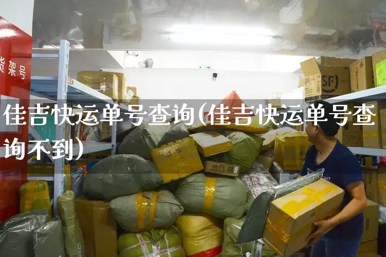 佳吉快运单号查询(佳吉快运单号查询不到)_https://www.senxinmaoyi.com_物流查询_第1张