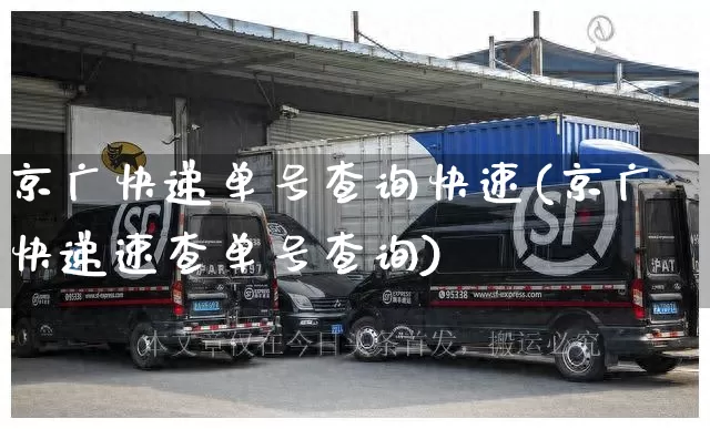 京广快递单号查询快速(京广快递速查单号查询)_https://www.senxinmaoyi.com_邮政编码_第1张