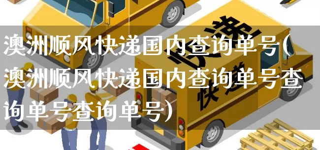 澳洲顺风快递国内查询单号(澳洲顺风快递国内查询单号查询单号查询单号)_https://www.senxinmaoyi.com_物流查询_第1张