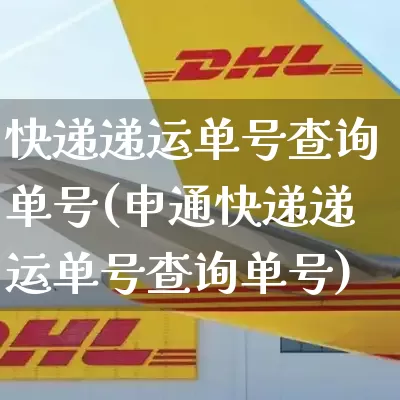快递递运单号查询单号(申通快递递运单号查询单号)_https://www.senxinmaoyi.com_快递查询_第1张