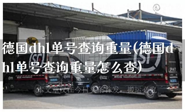 德国dhl单号查询重量(德国dhl单号查询重量怎么查)_https://www.senxinmaoyi.com_物流单号_第1张