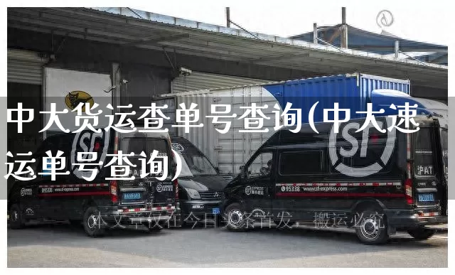 中大货运查单号查询(中大速运单号查询)_https://www.senxinmaoyi.com_邮政编码_第1张