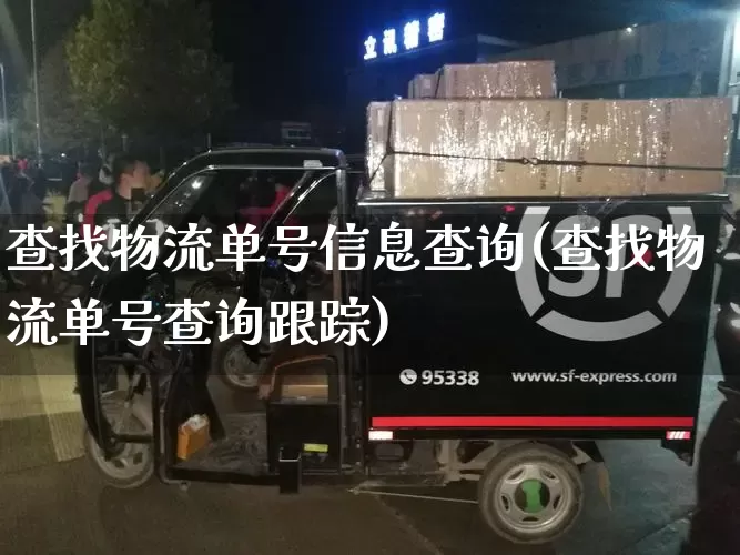 查找物流单号信息查询(查找物流单号查询跟踪)_https://www.senxinmaoyi.com_邮政编码_第1张