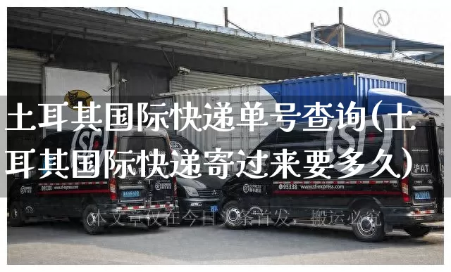 土耳其国际快递单号查询(土耳其国际快递寄过来要多久)_https://www.senxinmaoyi.com_物流单号_第1张