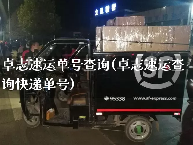 卓志速运单号查询(卓志速运查询快递单号)_https://www.senxinmaoyi.com_邮政编码_第1张