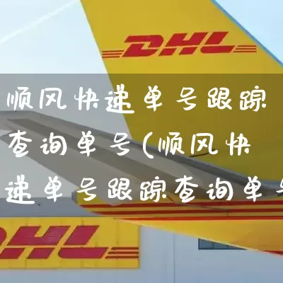 顺风快递单号跟踪查询单号(顺风快递单号跟踪查询单号怎么查)_https://www.senxinmaoyi.com_快递查询_第1张
