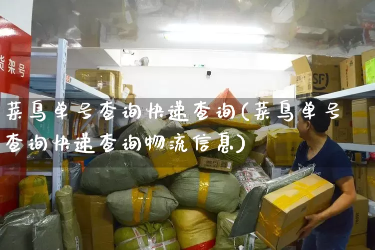 菜鸟单号查询快递查询(菜鸟单号查询快递查询物流信息)_https://www.senxinmaoyi.com_快递查询_第1张