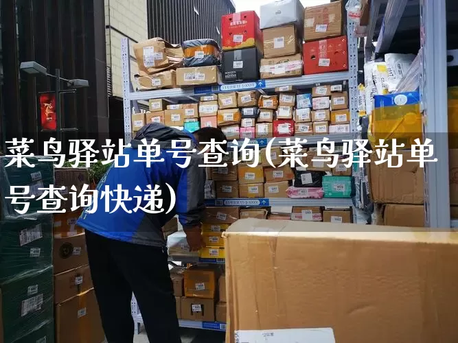 菜鸟驿站单号查询(菜鸟驿站单号查询快递)_https://www.senxinmaoyi.com_快递查询_第1张