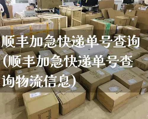 顺丰加急快递单号查询(顺丰加急快递单号查询物流信息)_https://www.senxinmaoyi.com_快递查询_第1张