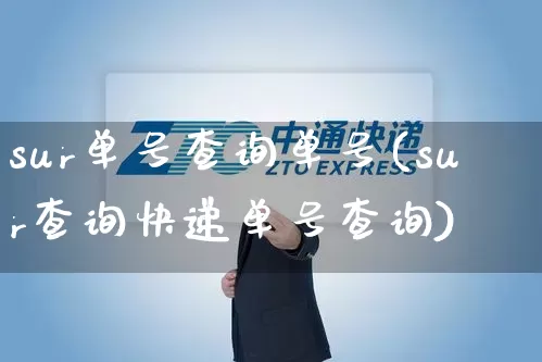 sur单号查询单号(sur查询快递单号查询)_https://www.senxinmaoyi.com_物流查询_第1张