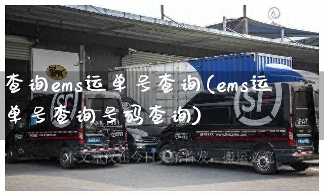查询ems运单号查询(ems运单号查询号码查询)_https://www.senxinmaoyi.com_快递查询_第1张