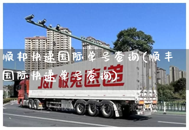 顺邦快递国际单号查询(顺丰国际快递单号查询)_https://www.senxinmaoyi.com_物流查询_第1张