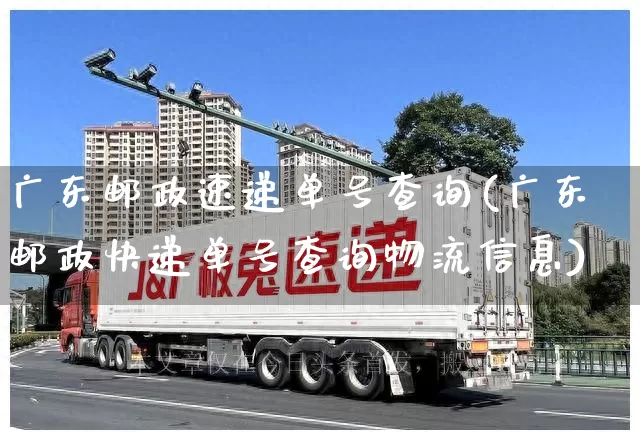 广东邮政速递单号查询(广东邮政快递单号查询物流信息)_https://www.senxinmaoyi.com_物流单号_第1张