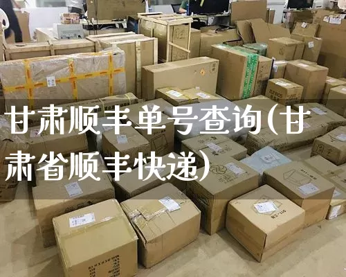 甘肃顺丰单号查询(甘肃省顺丰快递)_https://www.senxinmaoyi.com_邮政编码_第1张