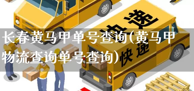 长春黄马甲单号查询(黄马甲物流查询单号查询)_https://www.senxinmaoyi.com_物流查询_第1张