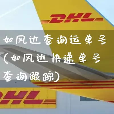 如风达查询运单号(如风达快递单号查询跟踪)_https://www.senxinmaoyi.com_物流单号_第1张