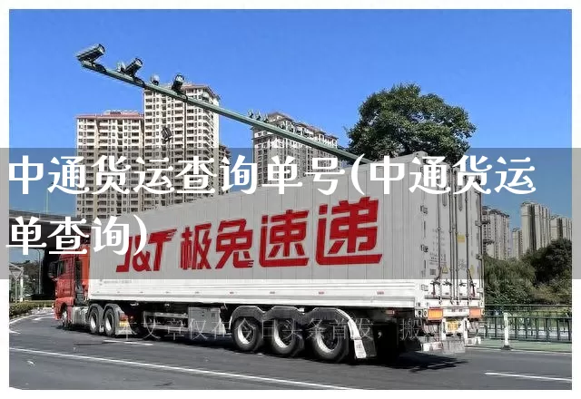 中通货运查询单号(中通货运单查询)_https://www.senxinmaoyi.com_物流单号_第1张