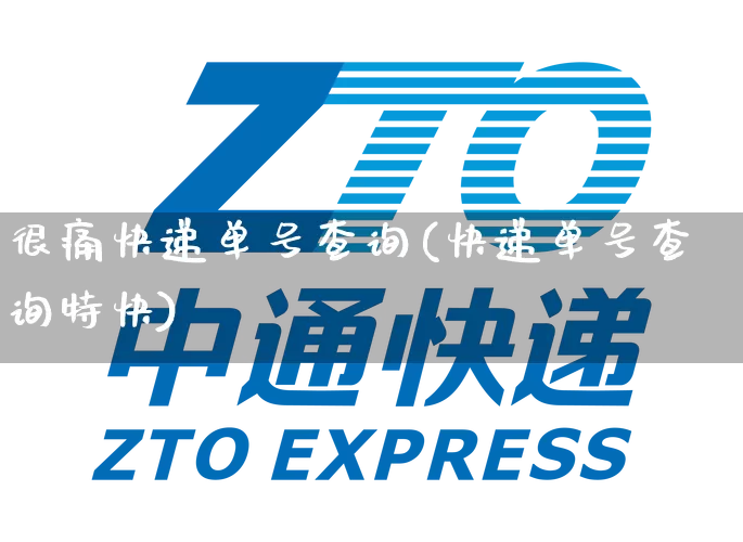 很痛快递单号查询(快递单号查询特快)_https://www.senxinmaoyi.com_邮政编码_第1张