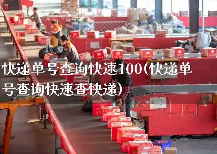 快递单号查询快速100(快递单号查询快速查快递)_https://www.senxinmaoyi.com_邮政编码_第1张