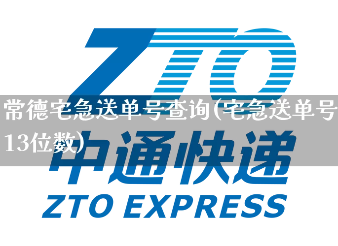 常德宅急送单号查询(宅急送单号13位数)_https://www.senxinmaoyi.com_物流单号_第1张