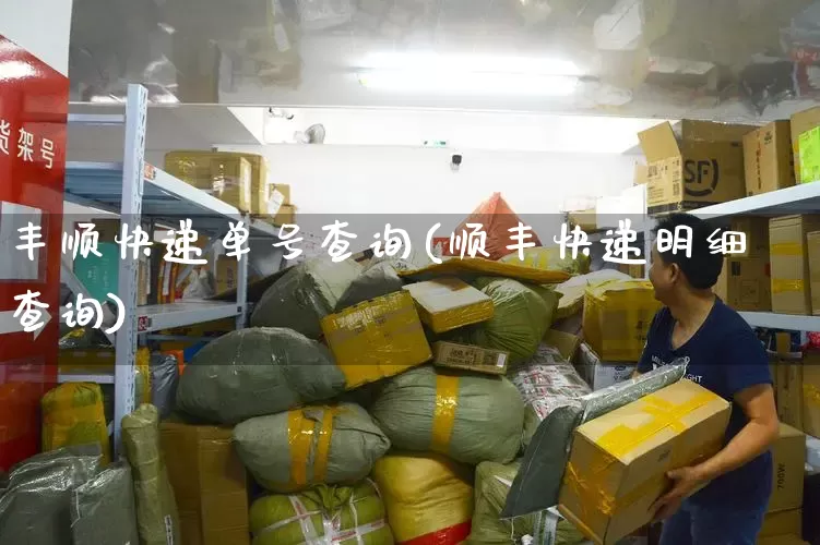 丰顺快递单号查询(顺丰快递明细查询)_https://www.senxinmaoyi.com_物流单号_第1张