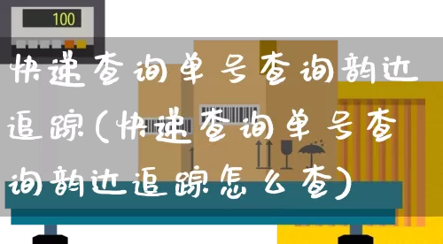 快递查询单号查询韵达追踪(快递查询单号查询韵达追踪怎么查)_https://www.senxinmaoyi.com_物流单号_第1张