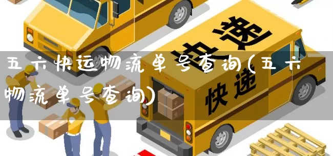 五六快运物流单号查询(五六物流单号查询)_https://www.senxinmaoyi.com_物流查询_第1张