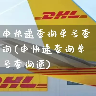 申快递查询单号查询(申快递查询单号查询速)_https://www.senxinmaoyi.com_物流单号_第1张
