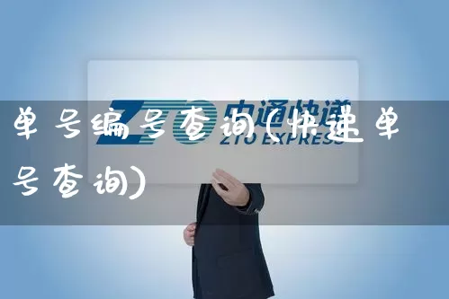 单号编号查询(快递单号查询)_https://www.senxinmaoyi.com_物流查询_第1张