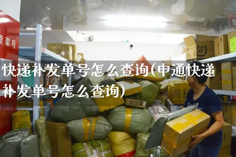 快递补发单号怎么查询(申通快递补发单号怎么查询)_https://www.senxinmaoyi.com_快递查询_第1张