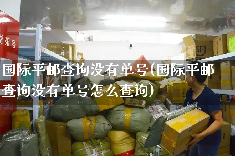 国际平邮查询没有单号(国际平邮查询没有单号怎么查询)_https://www.senxinmaoyi.com_邮政编码_第1张