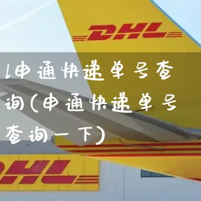 l申通快递单号查询(申通快递单号查询一下)_https://www.senxinmaoyi.com_物流查询_第1张