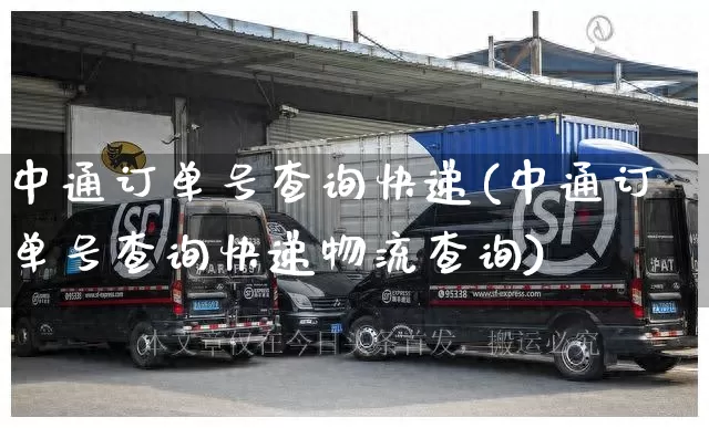 中通订单号查询快递(中通订单号查询快递物流查询)_https://www.senxinmaoyi.com_邮政编码_第1张