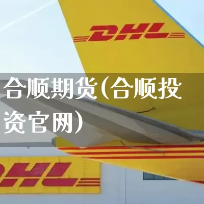 合顺期货(合顺投资官网)_https://www.senxinmaoyi.com_快递查询_第1张