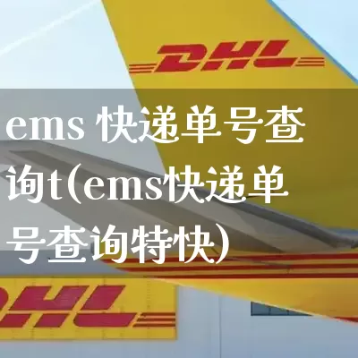 ems 快递单号查询t(ems快递单号查询特快)_https://www.senxinmaoyi.com_物流单号_第1张