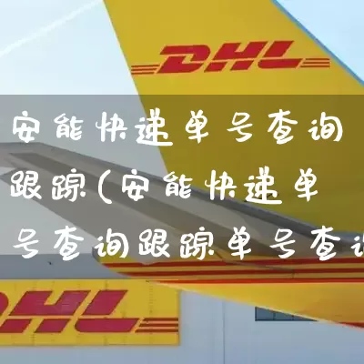 安能快递单号查询跟踪(安能快递单号查询跟踪单号查询)_https://www.senxinmaoyi.com_邮政编码_第1张