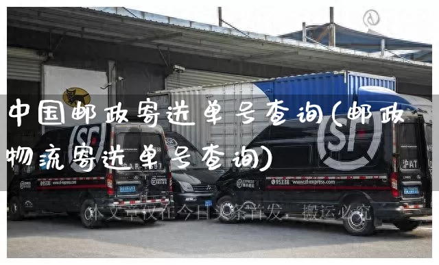 中国邮政寄送单号查询(邮政物流寄送单号查询)_https://www.senxinmaoyi.com_物流单号_第1张
