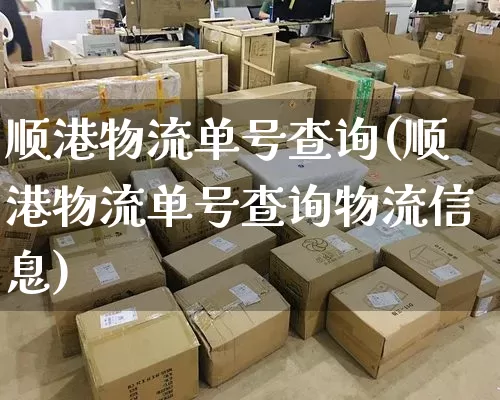 顺港物流单号查询(顺港物流单号查询物流信息)_https://www.senxinmaoyi.com_邮政编码_第1张