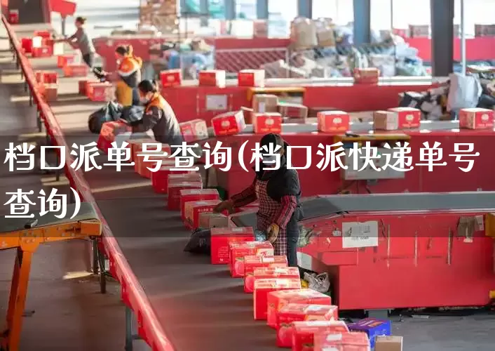 档口派单号查询(档口派快递单号查询)_https://www.senxinmaoyi.com_物流单号_第1张